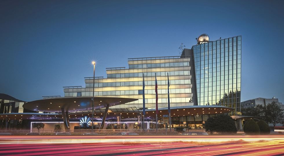 Nova Gorica cityscape with Perla